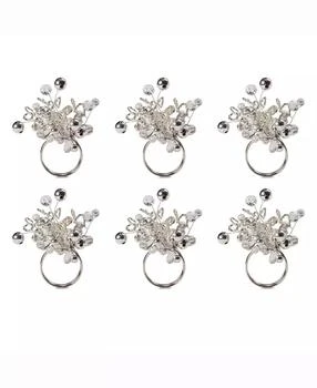 Design Imports | Multi Bead Napkin Ring, Set of 6,商家Macy's,价格¥210