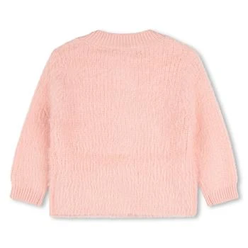 Carrément Beau | Pink Fuzzy Heart Cardigan,商家Premium Outlets,价格¥558