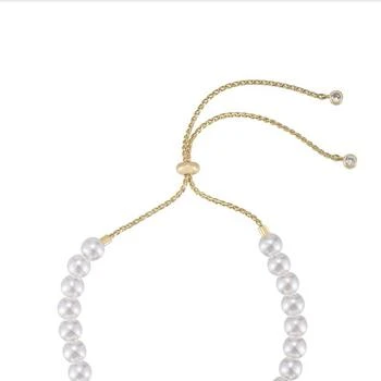 Ettika Jewelry | Pearl Adjustable 18k Gold Plated Bracelet ONE SIZE ONLY,商家Verishop,价格¥304