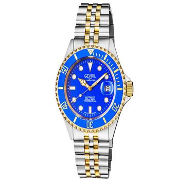 Gevril是什么牌子, Gevril | Men's Wall Street Swiss Automatic Two-Tone Stainless Steel Bracelet Watch 43mm商品图片 