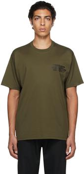 男装burberry t恤, Burberry | 绿色 Location Print Oversized T 恤商品图片 