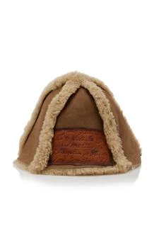 推荐Acne Studios - Shearling Bucket Hat - Brown - S/M - Moda Operandi商品