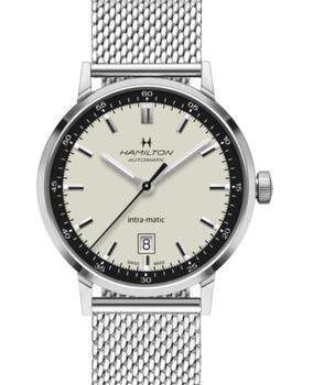 Hamilton | Hamilton American Classic White Dial Steel Men's Watch H38425120商品图片,6.8折