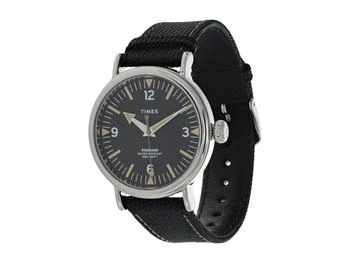 推荐40 mm Standard 3-Hand Leather Combo Strap Watch商品