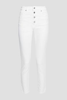 IRO | Sorbon cropped distressed high-rise skinny jeans商品图片,3折