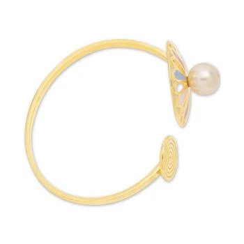 Nectar Nectar New York | 18k Gold-Plated Pink Cultured Pearl Cuff Bracelet,商家Macy's,价格¥1004