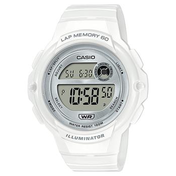 Casio | Women's Digital White Resin Strap Watch 41mm商品图片,