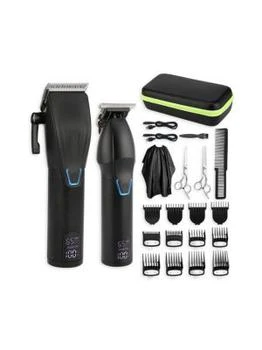 Men's Cordless Clipper Trimmer Set - Electric Barber Haircut Combo Kit With Beard T Outliner Shaver - Includes Hair Cutting Clippers And Trimmers - Hair Grooming Kit