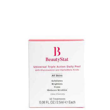 商品BeautyStat | BeautyStat Universal Triple Action Daily Peel with Glucosamine and AHAs/BHAs (10 Pack),商家SkinStore,价格¥156图片