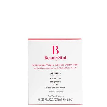 BeautyStat | BeautyStat Universal Triple Action One-Step Daily Exfoliating Peel Pad - 10 Pack,商家Dermstore,价格¥167