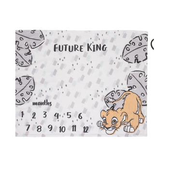 Macy's | Lion King Super Soft Milestone Baby Blanket Set, 2 Piece商品图片,8.9折×额外8.5折, 独家减免邮费, 额外八五折