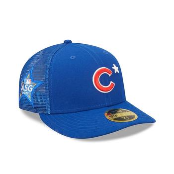 时尚mlb羽绒服男装, New Era | Men's Royal Chicago Cubs 2022 MLB All-Star Game Workout Low Profile 59FIFTY Fitted Hat商品图片 