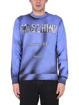 推荐Moschino Logo-Printed Crewneck Sweatshirt商品