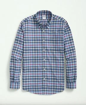 推荐Portuguese Flannel Polo Button Down Collar, Plaid Shirt商品