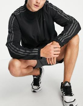 阿迪达斯外套, Adidas | adidas Golf Lined zip jacket in black商品图片 5折