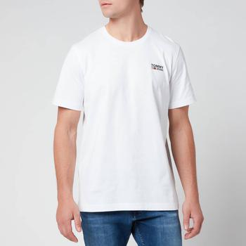 Tommy Hilfiger | Tommy Jeans Men's Regular Corporate Logo T-Shirt - White商品图片,6.9折