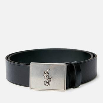 商品Ralph Lauren | Polo Ralph Lauren Men's 36mm Plaque Vachetta Belt - Black,商家The Hut,价格¥474图片