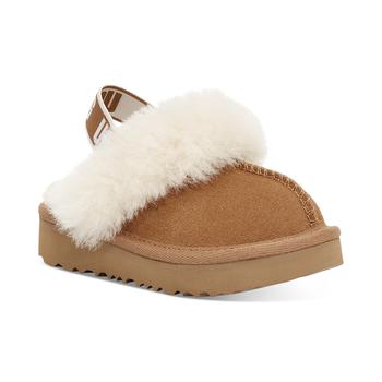 商品UGG | Toddlers Funkette Sheepskin-Cuff Slingback Slippers,商家Macy's,价格¥552图片