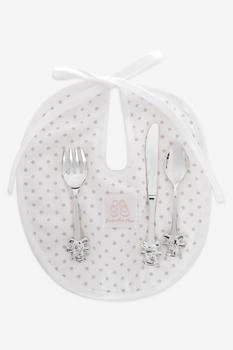 English Trousseau | English Trousseau Baby Silver Plated Cutlery Set With Bib,商家Childsplay Clothing,价格¥385