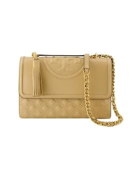 推荐Fleming Convertible Bag - Tory Burch - Leather - Brown商品