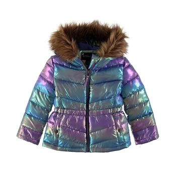 推荐Toddler and Little Girls Metallic Anorak Coat商品