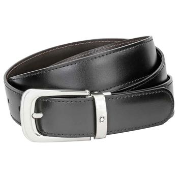 万宝龙皮带怎么选, MontBlanc | Montblanc Reversible Leather Belt 106603商品图片 6.3折