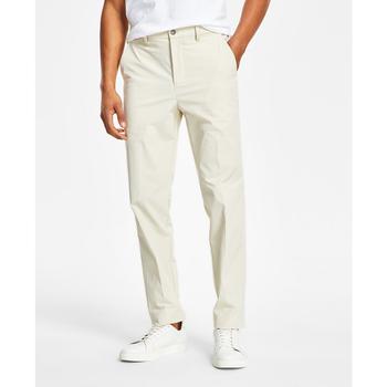 商品Calvin Klein | Men's Slim Fit Tech Solid Performance Dress Pants,商家Macy's,价格¥252图片