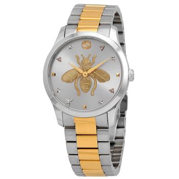 Gucci | G-Timeless Quartz Silver Dial Ladies Watch YA1264131商品图片,5.3折