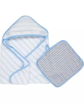 Miracle Baby | Boys and Girls Muslin Hooded Towel Washcloth Set,商家Macy's,价格¥224