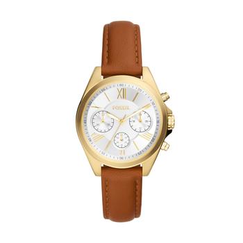 Fossil | Fossil Women's Modern Courier Chronograph, Gold-Tone Stainless Steel Watch商品图片,3.4折