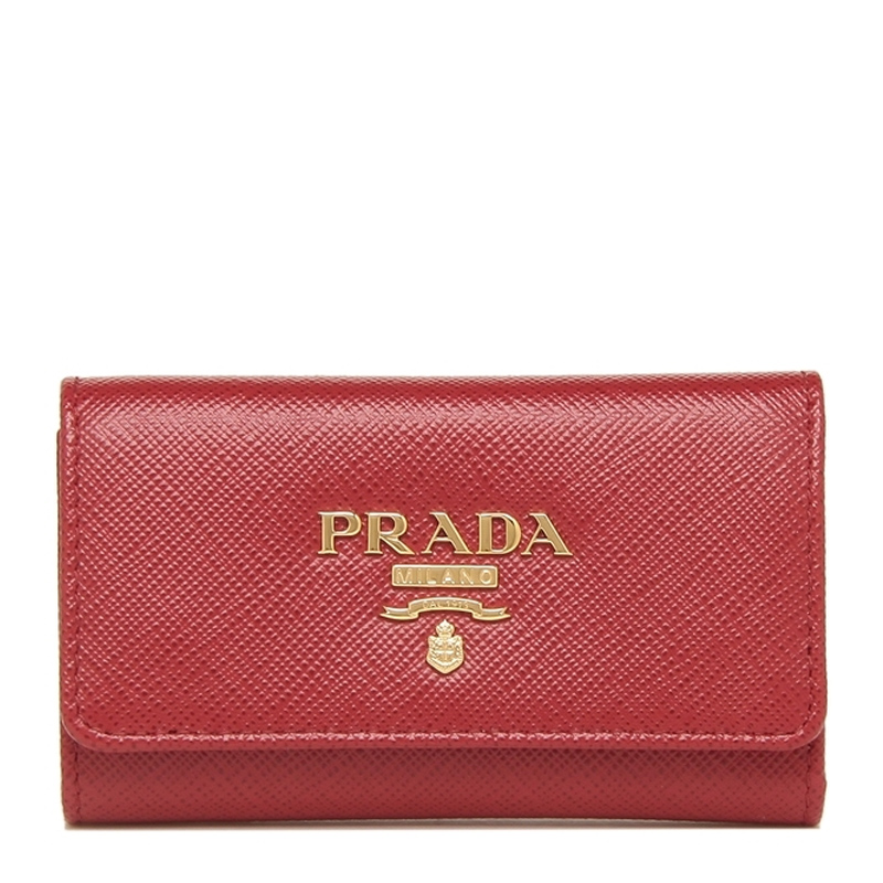 商品Prada 普拉达 女士红色字母徽标钥匙包 1PG004-QWA-F068Z图片