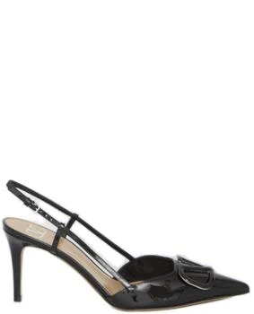 推荐Valentino Garavani Vlogo Slingback Pumps商品