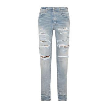 amiri mx1, AMIRI | Amiri MX1 Distressed Slim Fit Jeans商品图片 6.7折