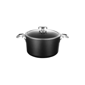 Scanpan | ProIQ 6.5 qt, 6.0 L, 10.25", 26cm Covered Saucepan Induction Suitable Nonstick Frypan, Black,商家Macy's,价格¥2095