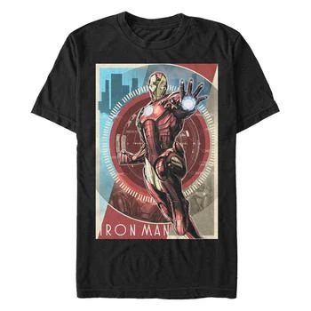 推荐Marvel Men's Avengers Iron Man Power Poster Short Sleeve T-Shirt商品