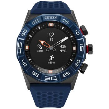 Citizen | Men's CZ Smart Hybrid HR Blue Strap Smart Watch 44mm商品图片,