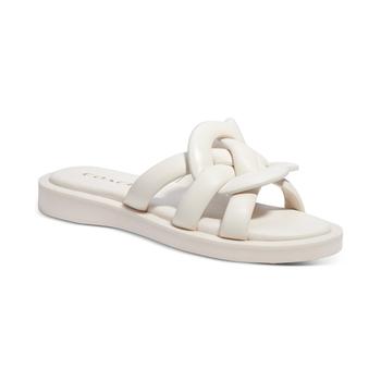 coach鞋, Coach | Women's Georgie Soft Signature Slide Sandals商品图片 6折