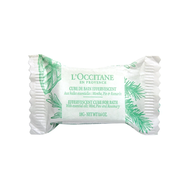L'Occitane | 欧舒丹薄荷精油泡�泡浴块浴球 18g 温和清洁香薰疗愈 简装,商家VP FRANCE,价格¥89
