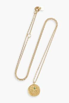 Maje | Gold-tone crystal necklace,商家THE OUTNET US,价格¥413