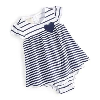 First Impressions | Baby Girls Striped Cotton Sunsuit, Created for Macy's 6.9折, 独家减免邮费