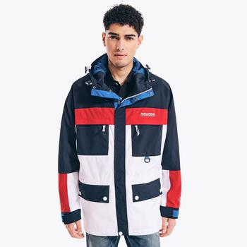 Nautica | Nautica Mens Competition Colorblock Jacket商品图片,5折