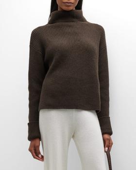 Lisa Yang | Ella Funnel-Neck Cashmere Pullover Sweater商品图片,