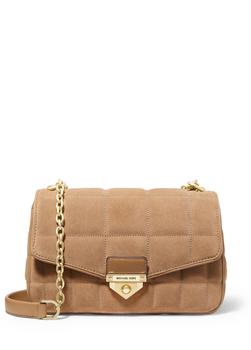 michael kors soho, Michael Kors | Soho large quilted suede shoulder bag商品图片 