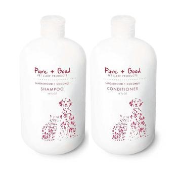 商品Pure and Good | Sandalwood + Coconut Shampoo & Conditioner set,商家Verishop,价格¥201图片