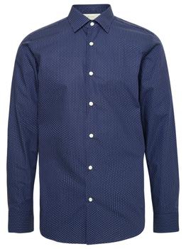 zegna 衬衫, Zegna | BLUE COTTON SHIRT商品图片 6.3折