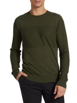 Saks Fifth Avenue | Mixed Stitch Cotton Sweater商品图片,2.5折