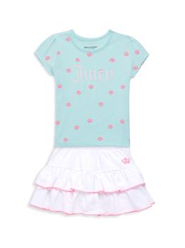 Juicy Couture | Little Girl’s 2-Piece Tee & Skort Set商品图片,4.5折