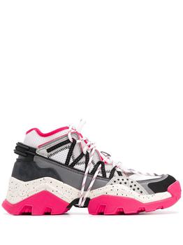 kenzo鞋真假, Kenzo | Kenzo Women's Fuchsia Leather Hi Top Sneakers商品图片 