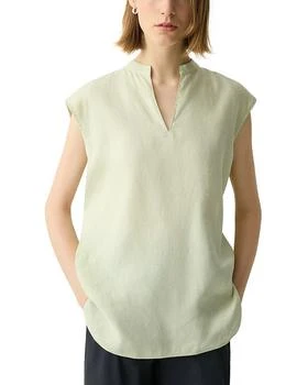 Theory | Boxy Linen Top,商家Bloomingdale's,价格¥406