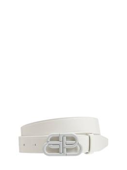 巴黎世家皮带真假, Balenciaga | Bb Thin Leather Belt商品图片 